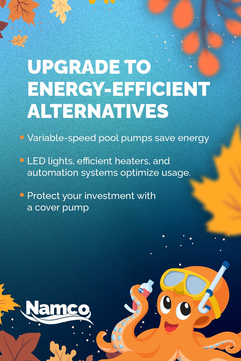 NamcoPools's tweet image. 🍂 Fall is here, but your pool still deserves some TLC! Dive into our latest blog, "Cozy Up to Fall: Essential Pool Care Tips" for everything you need to know to keep your oasis in top shape during the autumn months. namcopool.com/blog/post/pool…

#PoolCare #FallPoolMaintenance