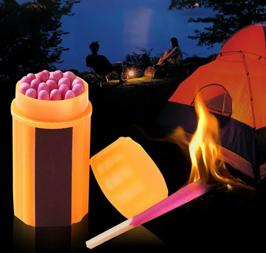 Windproof Waterproof Matches For Outdoor Survival Camping

buff.ly/3DuHOI3

#firestarter #bushcraft #survival #camping #campfire #survivalgear #survivalskills #firesteel #firestarters #survivalkit