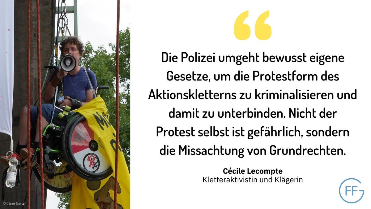 Gewonnen! 💪⚖️ 🐿️Das Verwaltungsgericht Hannover hat @HoernchenCecile &amp; und unserer mit #AnnaLuczak verfassten Klage recht gegeben - die Ausschreibung zur Fahndung durch die #Bundespolizei &amp; die Observation waren rechtswidrig! Ein Erfolg für die #Versammlungsfreiheit