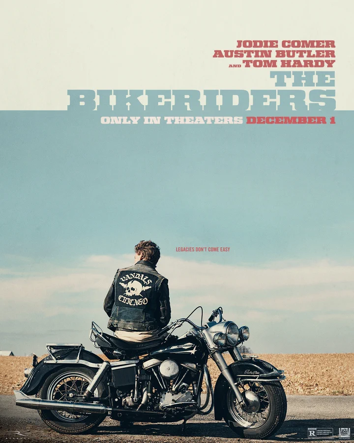 Tom Hardy & Austin Butler in The Bikeriders trailer