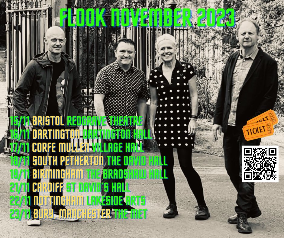 Here’s the full list of our November gigs in England and Wales. Please, as ever, book early, tell your friends, and come and say hi! 🧡

15/11 BRISTOL
16/11 DARTINGTON
17/11 CORFE MULLEN 
18/11 SOUTH PETHERTON
19/11 BIRMINGHAM
21/11 CARDIFF
22/11 NOTTINGHAM
23/11 BURY, MANCHESTER