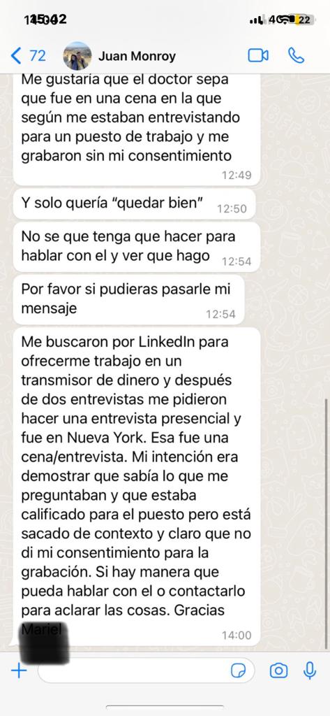 SNietoCastillo's tweet photo. Respecto a la calumnia de @fgcabezadevaca. Pagaron el viaje de un ex funcionario de la UIF a Nueva York. Lo llevaron engañado para una entrevista de trabajo. La ausencia absoluta de ética de su equipo jurídico. https://t.co/s4eNsGo3SI