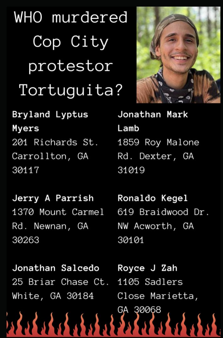 This is the information that was on the flyer that people currently getting charged with RICO were handing out.