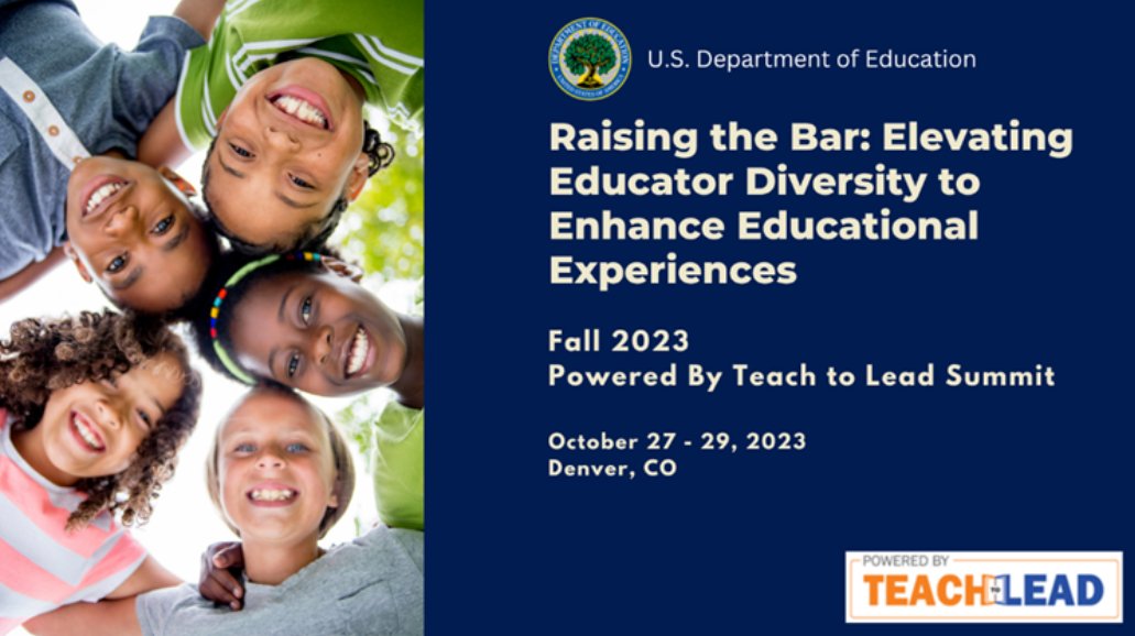 Barrington Public Schools is one of 20 school districts across the country selected to attend the Fall 2023 @usedgov Teach to Lead Summit in October.

Read the full @TeachtoLead press release here: ed.gov/news/press-rel…

#edchatri @RIDeptEd