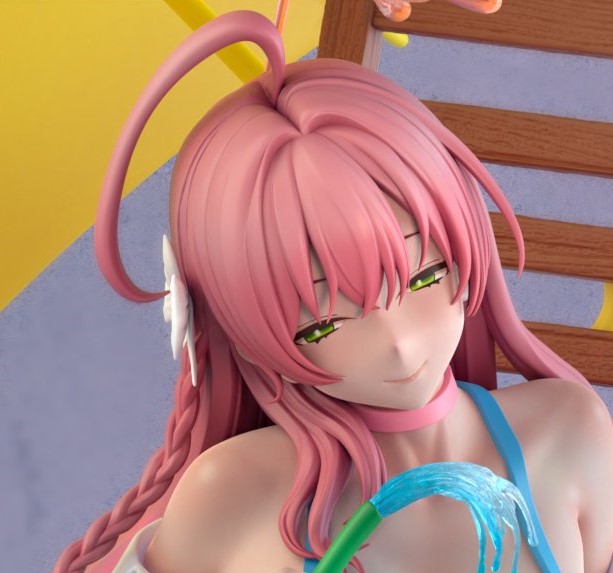 海外】ZhuJin Studio、『ブルーアーカイブ』の『浦和ハナコ』が水着姿