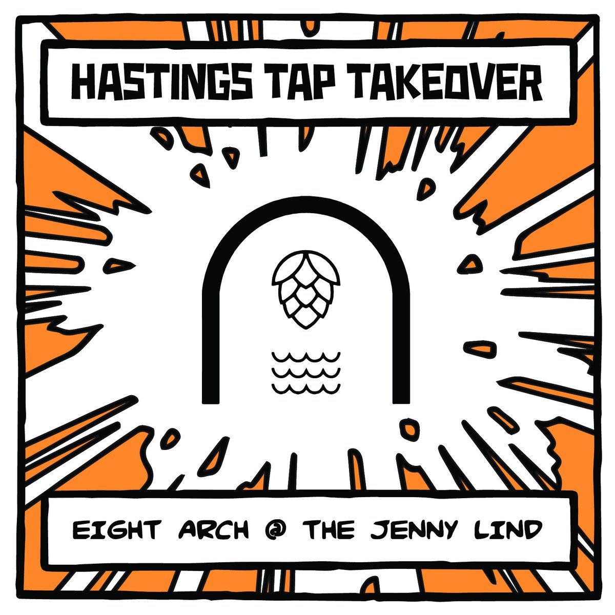 Next on this year's ultimate pub crawl, it's EIGHT ARCH at THE JENNY LIND! 🍻