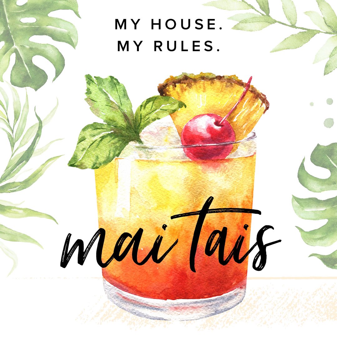 Drop your house rules 🍹⬇️