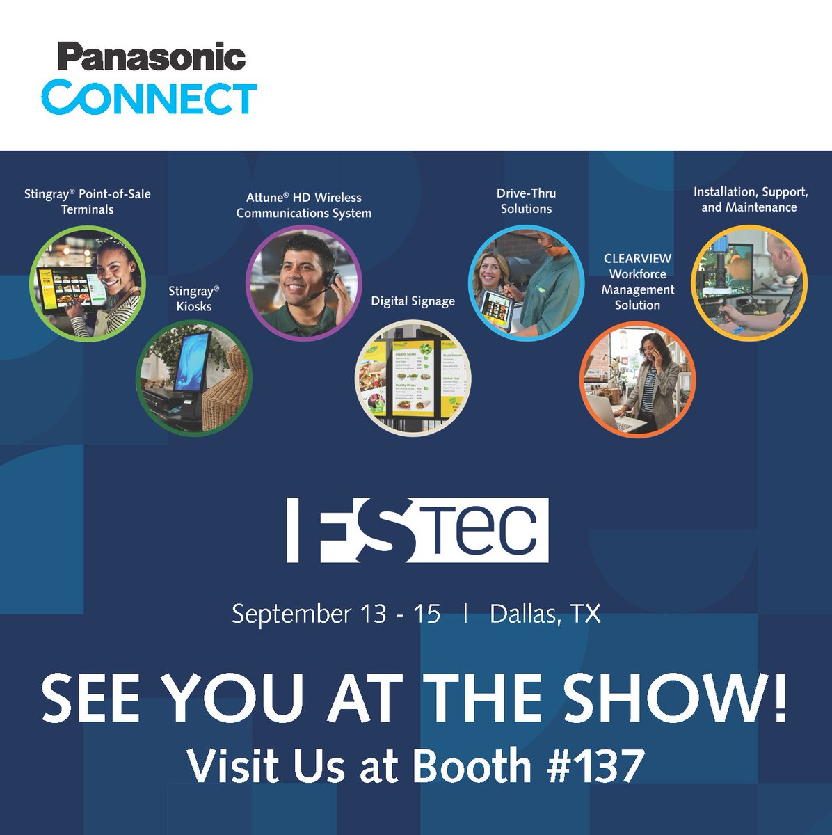 All families get together.
Our family gets it together.

Discover our complete family of restaurant technology. 
Visit #PanasonicConnect at FSTEC - Booth 137. #FSTEC

#restaurant #technology #POS #DriveThru #DigitalMenuBoards #qsr  #fastcasuals