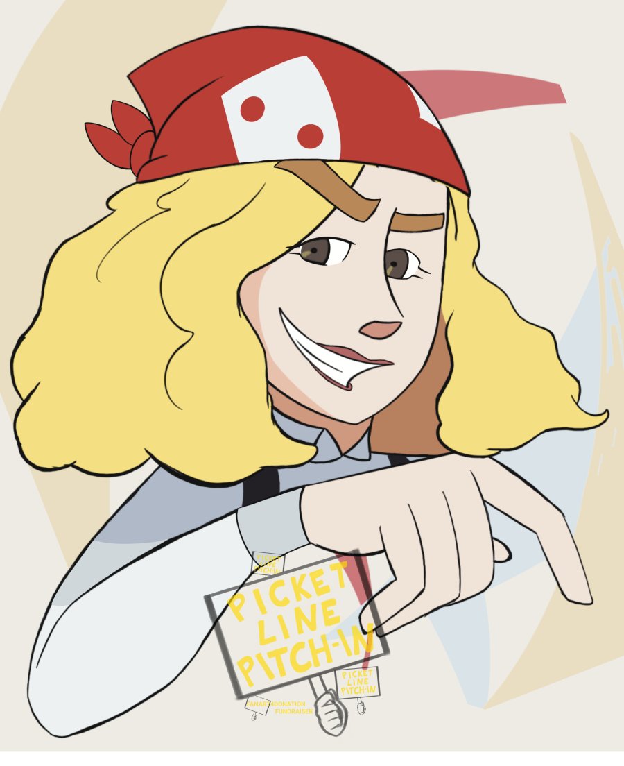 Fanart4Donation's tweet image. Thanks to @DLAProbably for the donation, who requested Olga Orly from Ace Attorney with expression B7 from the Emotion Challenge!  Drawn by Mwaml

Thank you so much for your support for the writers and actors on strike!