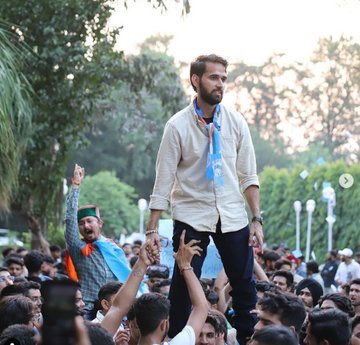 Congress’s National Students Union of India’s #JatinderSingh was elected president of the #PanjabUniversity Campus Students’ Council 

Congrats @nsui