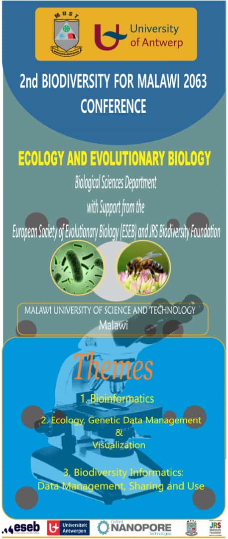 The Department of @BioMUST  is hosting the 2nd Biodiversity Conference for MW2063. The Conference taking place @mustmalawi started on the 5th of September and  will end on 7th of September. #Biodiversity4MW2063 #conservation #Ecology #BiodiversityData