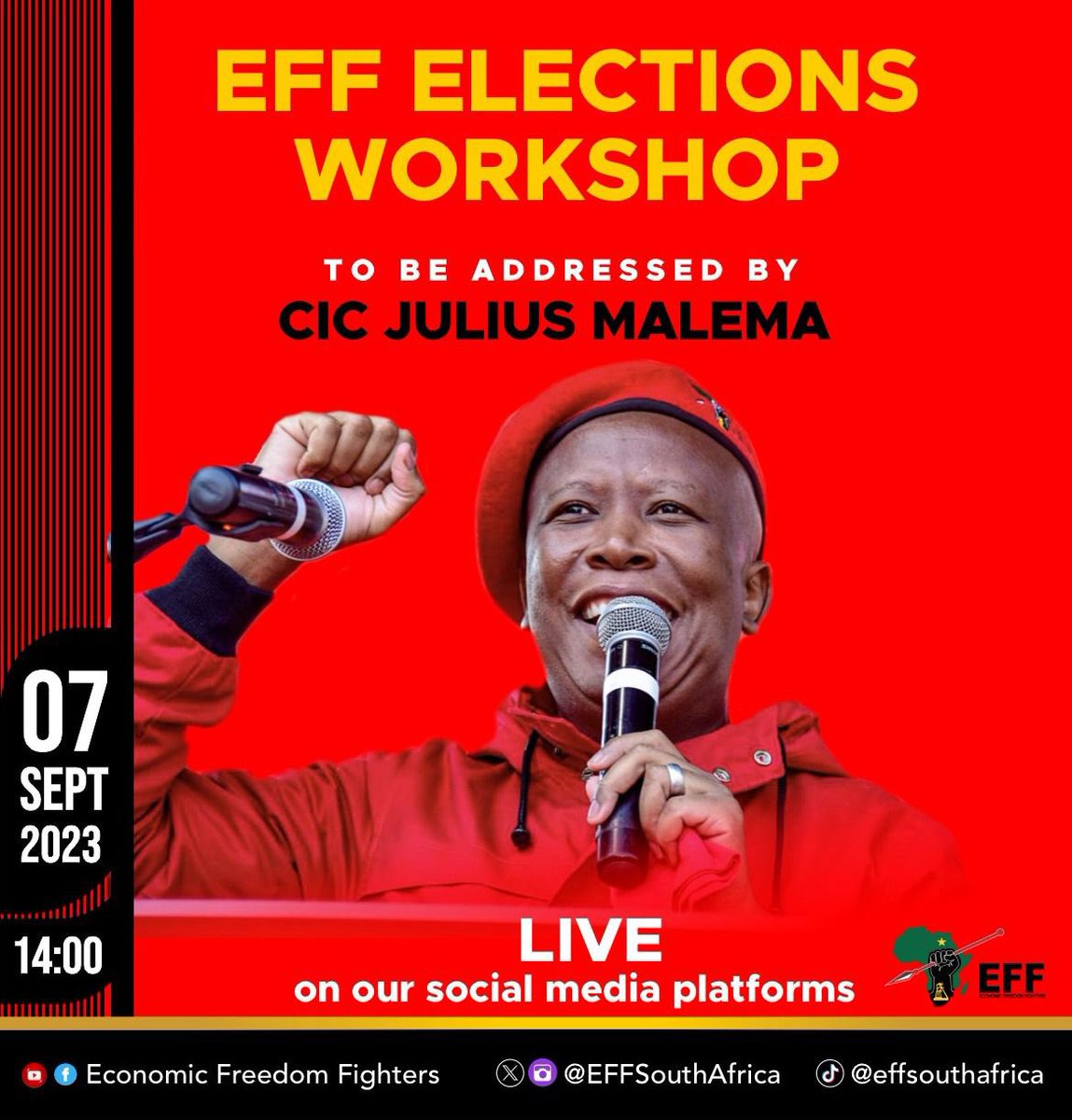 Economic Freedom Fighters tweet media