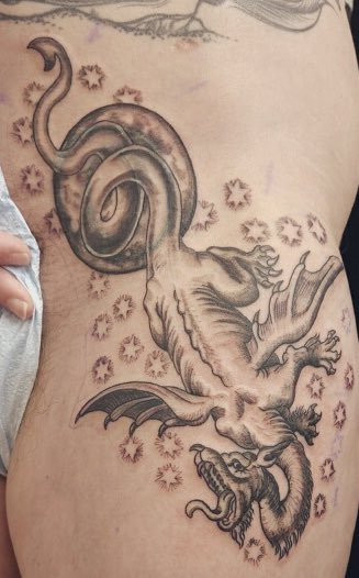 He&rsquo;s not done yet but I just have to show you all&hellip; 🐉🔥 https://t.co/t1ljWBHj89