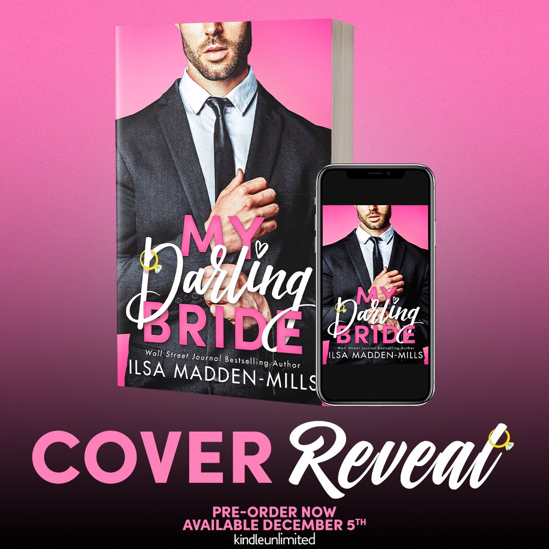 Author Ilsa Madden-Mills has revealed the cover for My Darling Bride, releasing December 5, 2023!

Preorder on Amazon!
mybook.to/mdb

#CoverReveal #ilsamaddenmills #RomanticComedy #SportsRomance #GrumpySunshine #Fakerelationship #Marriageofconvenience #forcedproximity