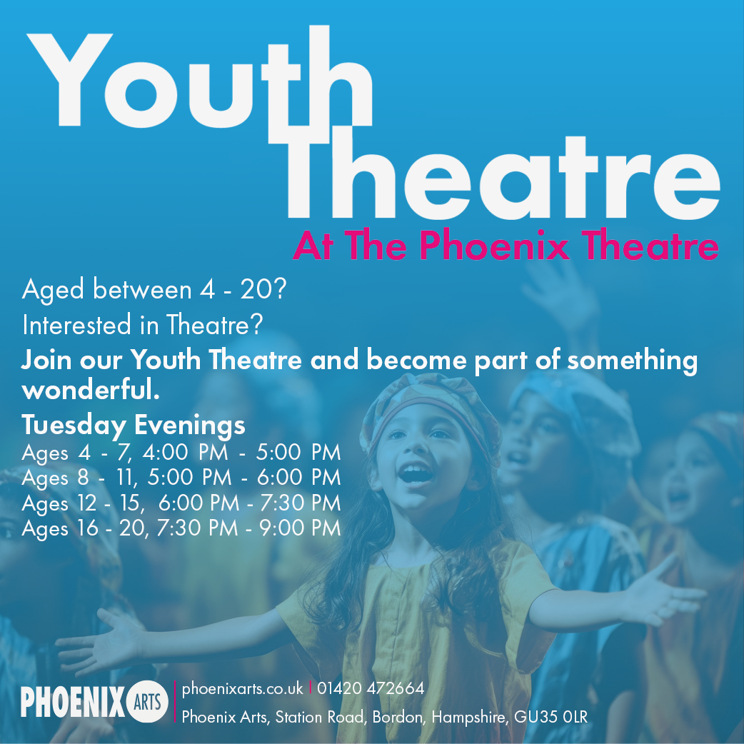 🚨The Phoenix Youth Theatre returns! 🚨 Our Youth Theatre group is a place where everyone is encouraged to have fun, develop new skills and create amazing stories, whilst learning from professional theatre makers. #hampshire #phoenixarts