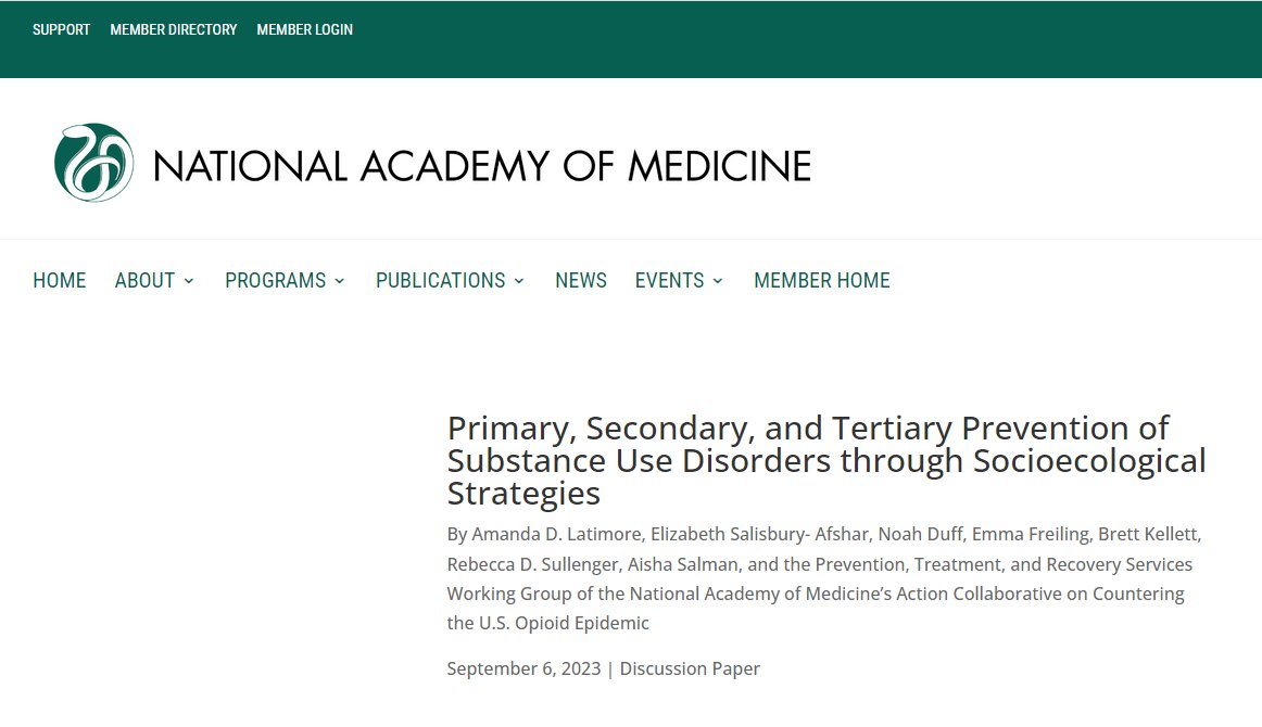 Amanda Latimore, PhD (@latimoreamanda) on Twitter photo Honored to have worked on this #NAMPerspectives w/ <a href="/salisburyafshar/">Elizabeth</a> <a href="/NoahDuff7/">Noah Duff</a> & others
Effectively addressing addiction hinges on understanding individual, interpersonal, & macro-level dynamics.
Explore impactful strategies here doi.org/10.31478/20230ā¦
#AIRcares <a href="/AIRInforms/">American Institutes for Research</a> Honored to have worked on this #NAMPerspectives w/ <a href="/salisburyafshar/">Elizabeth</a> <a href="/NoahDuff7/">Noah Duff</a> & others
Effectively addressing addiction hinges on understanding individual, interpersonal, & macro-level dynamics.
Explore impactful strategies here doi.org/10.31478/20230ā¦
#AIRcares <a href="/AIRInforms/">American Institutes for Research</a>
