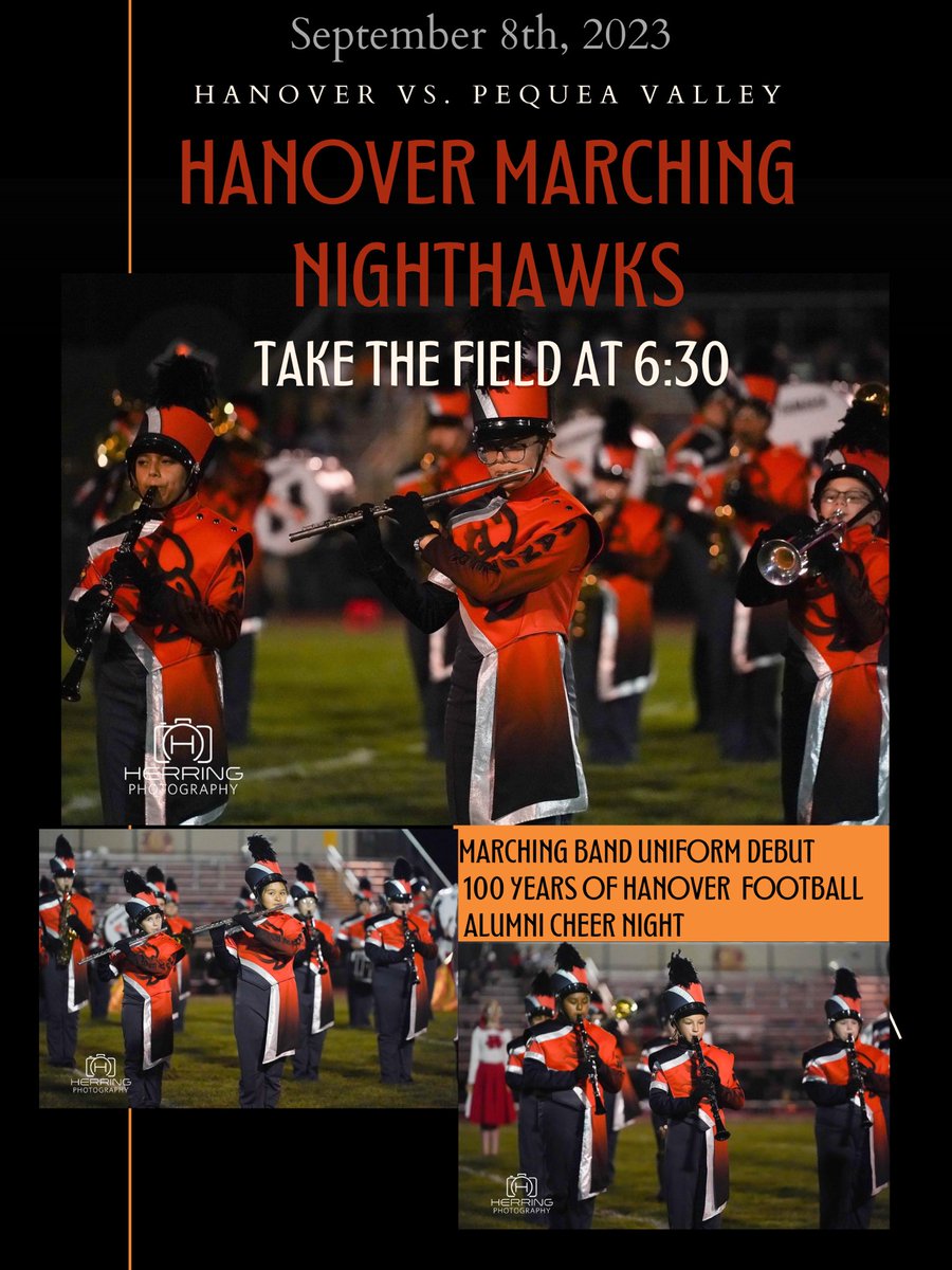 We are SO EXCITED to perform for a home crowd on Friday!! You don’t want to miss our performance at 6:30! 🏁 #hpsdawesome <a href="/HanoverHS/">Hanover High School</a>