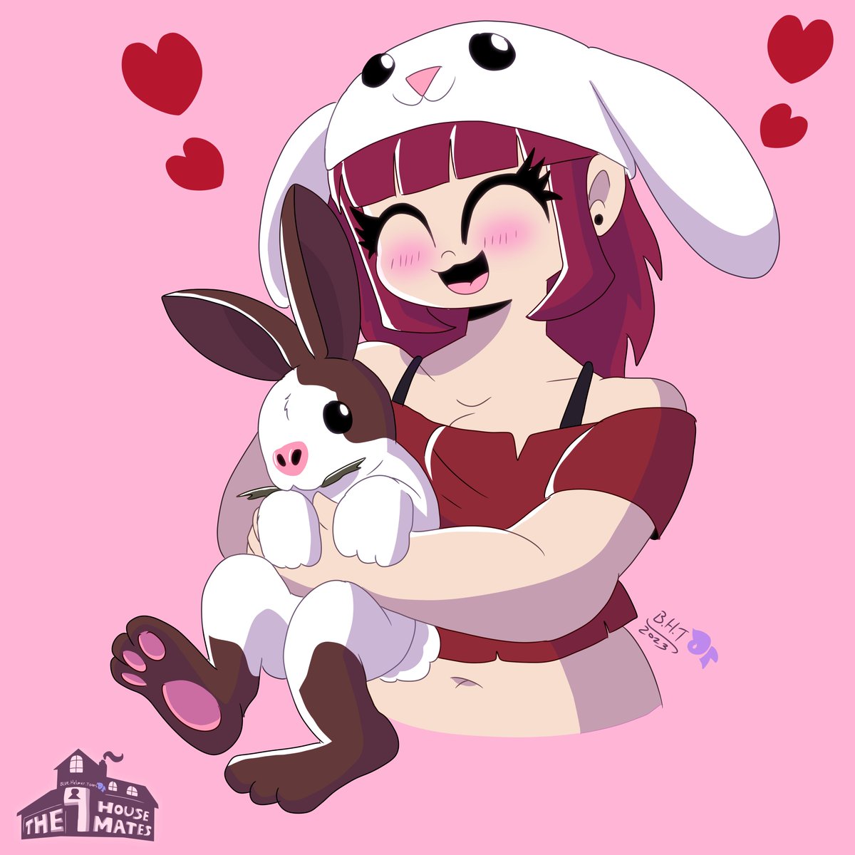 Penelope and rabbit

her favorite animals are rabbits

#rabbit #rabbitlove #rabbitlover #bunny #bunnylove #bunnylover #bunnyrabbit #cute #cuteanimals #the9housemates #bluehelmetoc #oc #ocs #myoc #myocs #originalcharacter #myoriginalcharacter #characterdesign #doodle #doodleart