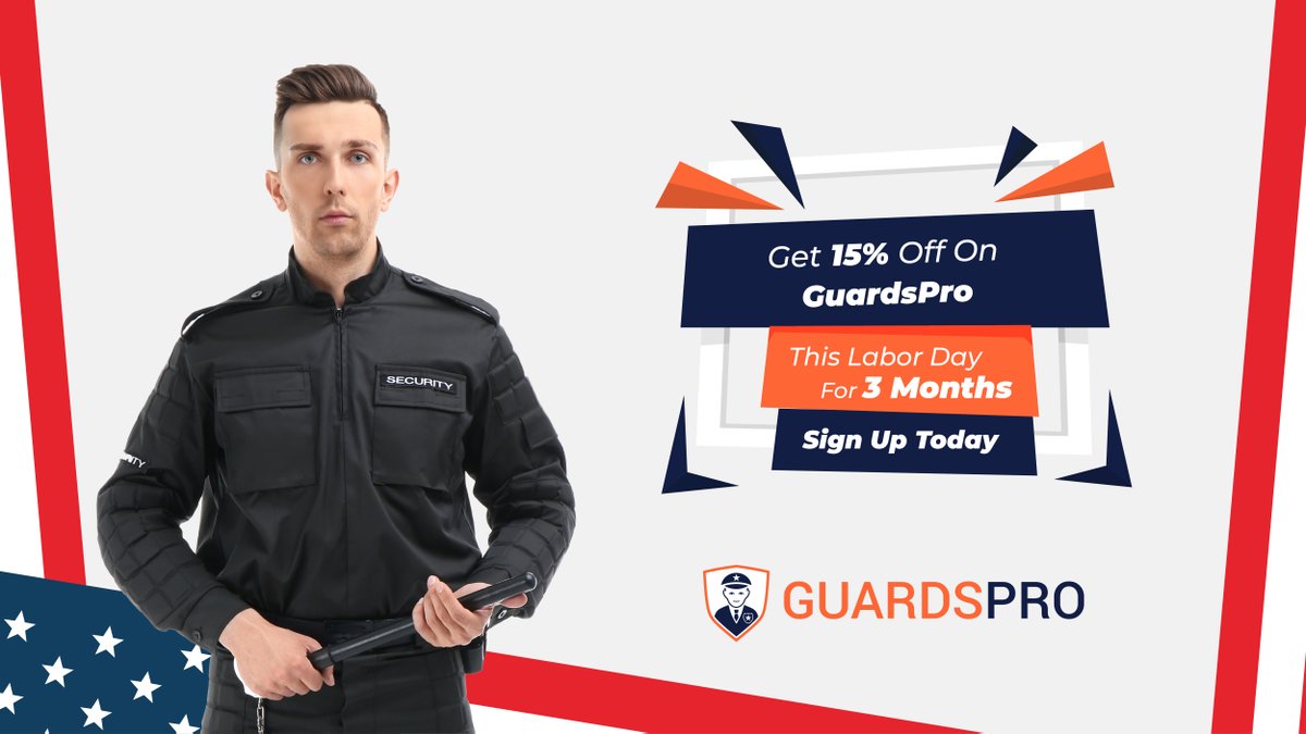 GuardsPro's tweet image. Get a 15% discount on #GuardsPro #SecurityGuardManagementPlatform for the first 3 months. 

Click here to avail this limited offer right now: hubs.ly/Q0215D3x0