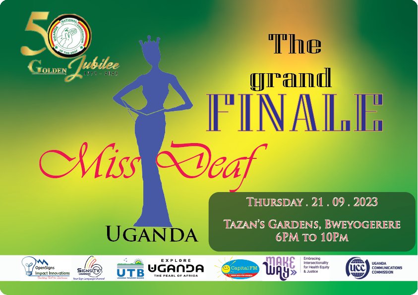 We are thrilled to be the #OfficialBroadcaster of the #MissDeafUg23 Pageant happening 21st September!

Join us to cerebrate 50 Years of Empowering the Ugandan Deaf Community! <a href="/UNADeaf/">UNAD - Deaf people in Uganda</a> <a href="/CEBTRAN_Uganda/">Centre for Sign Language Bible Translation Network</a> <a href="/OpenSignsug/">OpenSigns Impact Innovation Ltd</a> <a href="/CapitalFMUganda/">Capital FM Uganda</a> <a href="/ExploreUganda/">Explore Uganda 🇺🇬</a> <a href="/UWEC_EntebbeZoo/">UWEC</a>