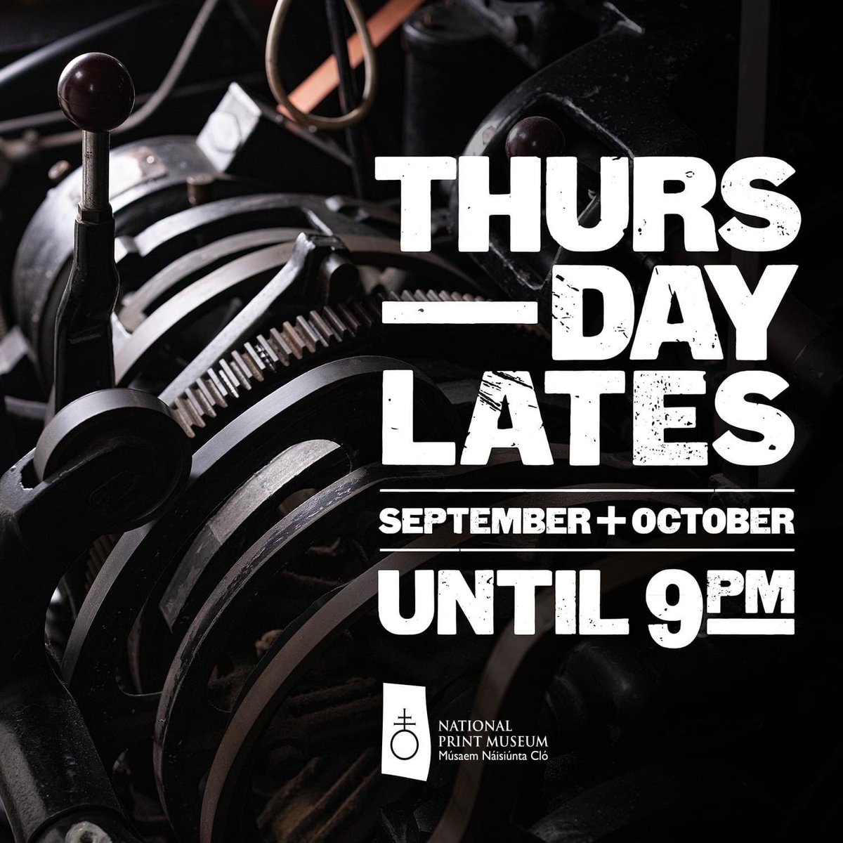 We’re open until 9pm on Thursdays for September and October! This is made possible through the Night-Time Economy Unit @DeptCultureIRL #NTE23 #dublin #ThursdayLates