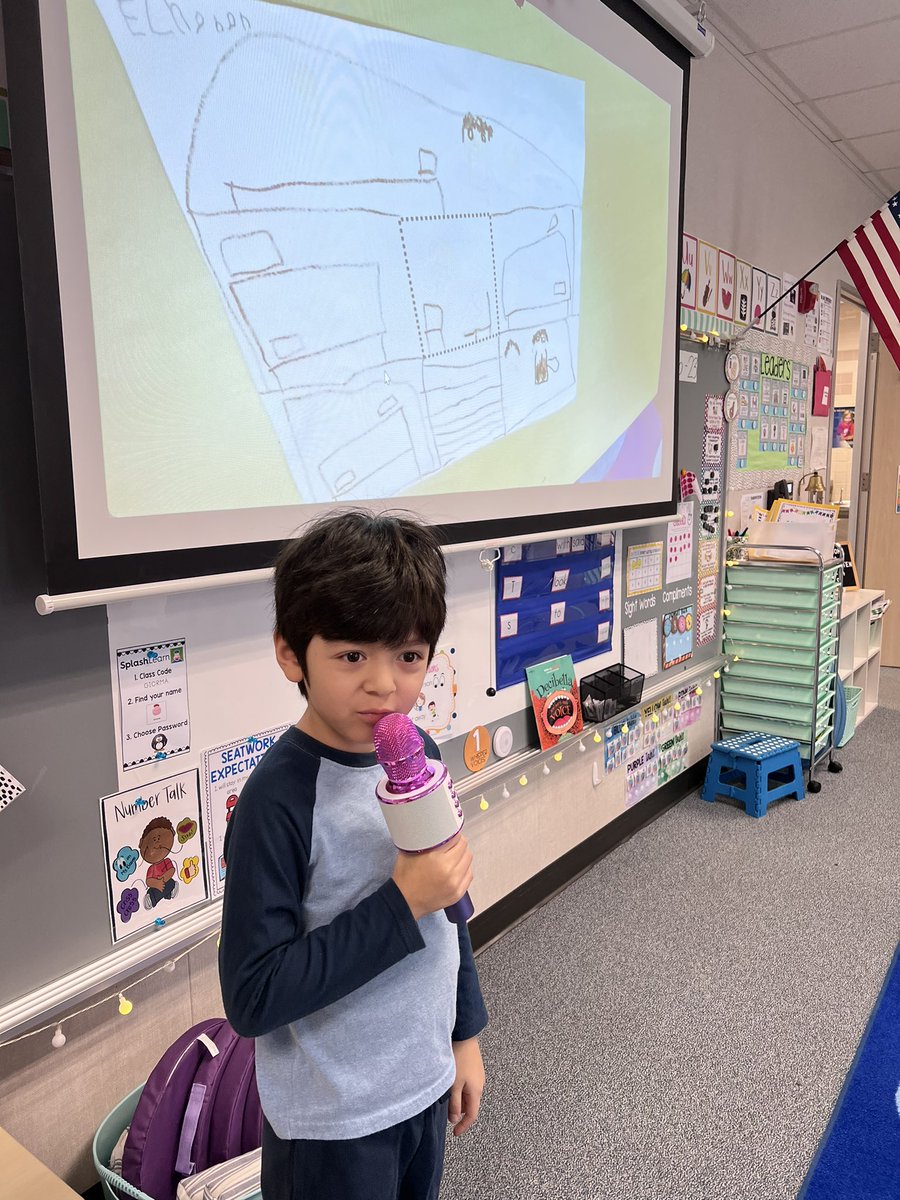 FPEKLeaders's tweet photo. Sharing our writing is fun when we get to use a microphone! 🤩 #rockstarwriters https://t.co/IbseUAEIWM