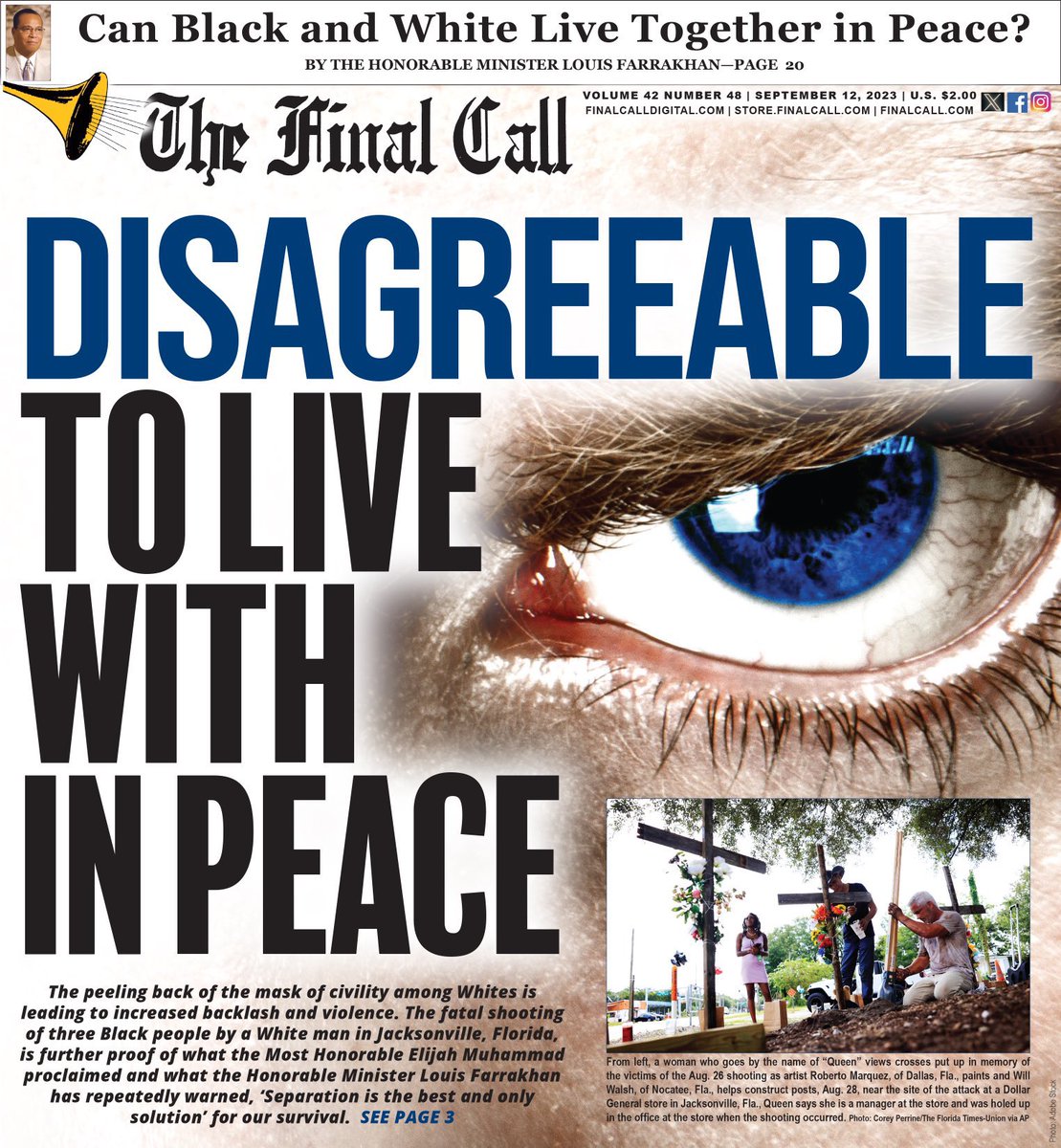 w1seone25's tweet photo. ๐บ THE FINAL CALL
Can Black and White Live Together in Peace?
Disagreeable To Live With In Peace
#SeparationTheOnlySolution
The Latest copy awaits you!
https://t.co/LZFBtIjfok, https://t.co/ZVIzhY2Ktu or 866-602-1230 x 200 or your local FOI Brothers https://t.co/jLlYK9pUhJ