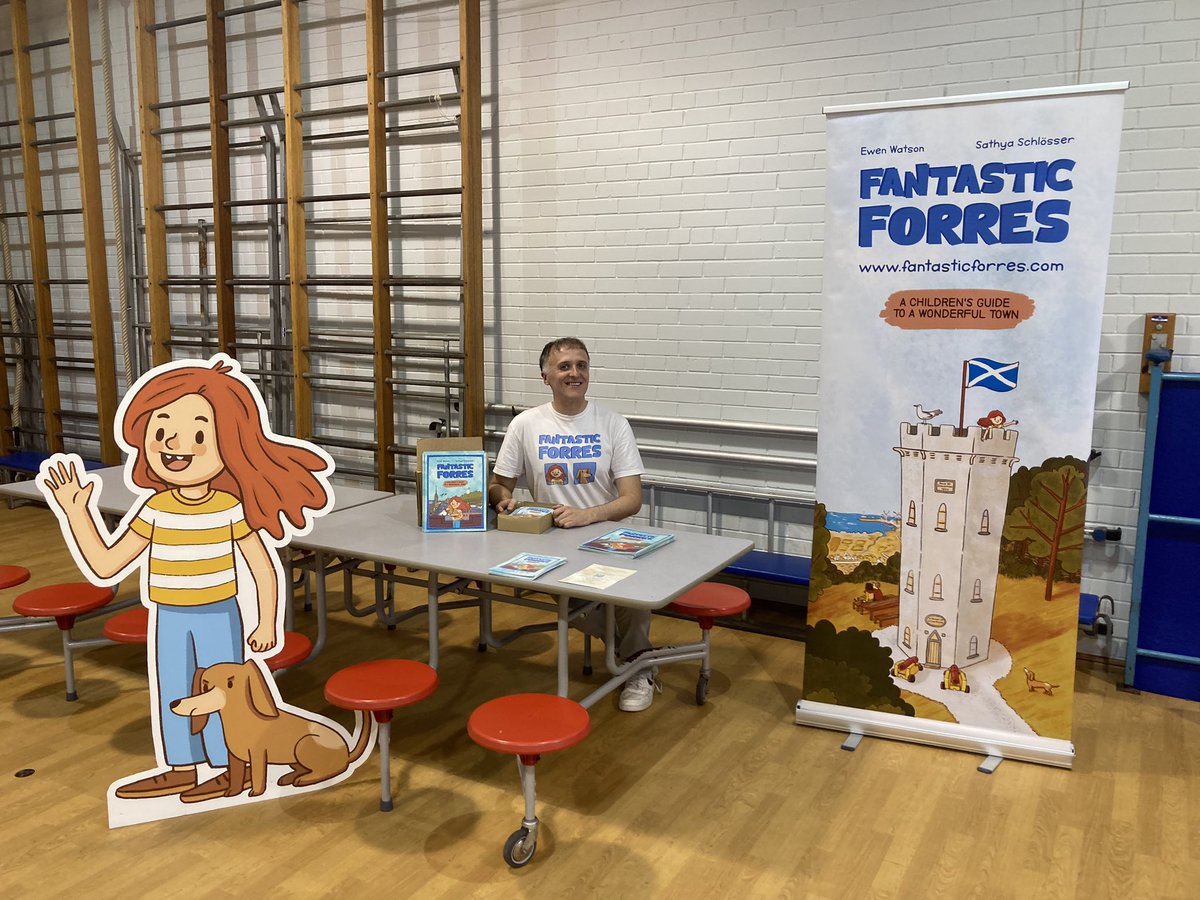 forresbook's tweet photo. Ewen visited the @PilmuirPrimary Meet the Teachers event today. It was really nice to chat to pupils, parents and staff about Fantastic Forres! https://t.co/we3qcBPlun