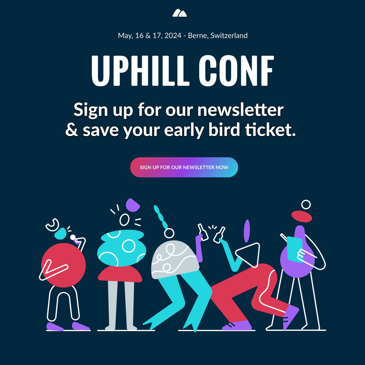 🎉 Exciting news! 📷 We're thrilled to announce the launch of our brand-new website, uphillconf.com! 📷 Early bird tickets coming soon! Don't miss out on our sales launch - sign up for our newsletter to stay in the loop! 📷 #website #launch #uphillconf 💌