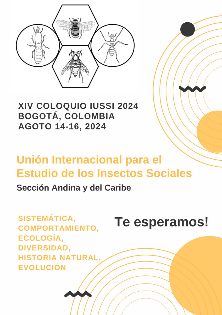 First call for the next IUSSI meeting of the Seccion Andina y del Caribe! 

⏰ August 14-16th 2024
📍Bogotá, Colombia
