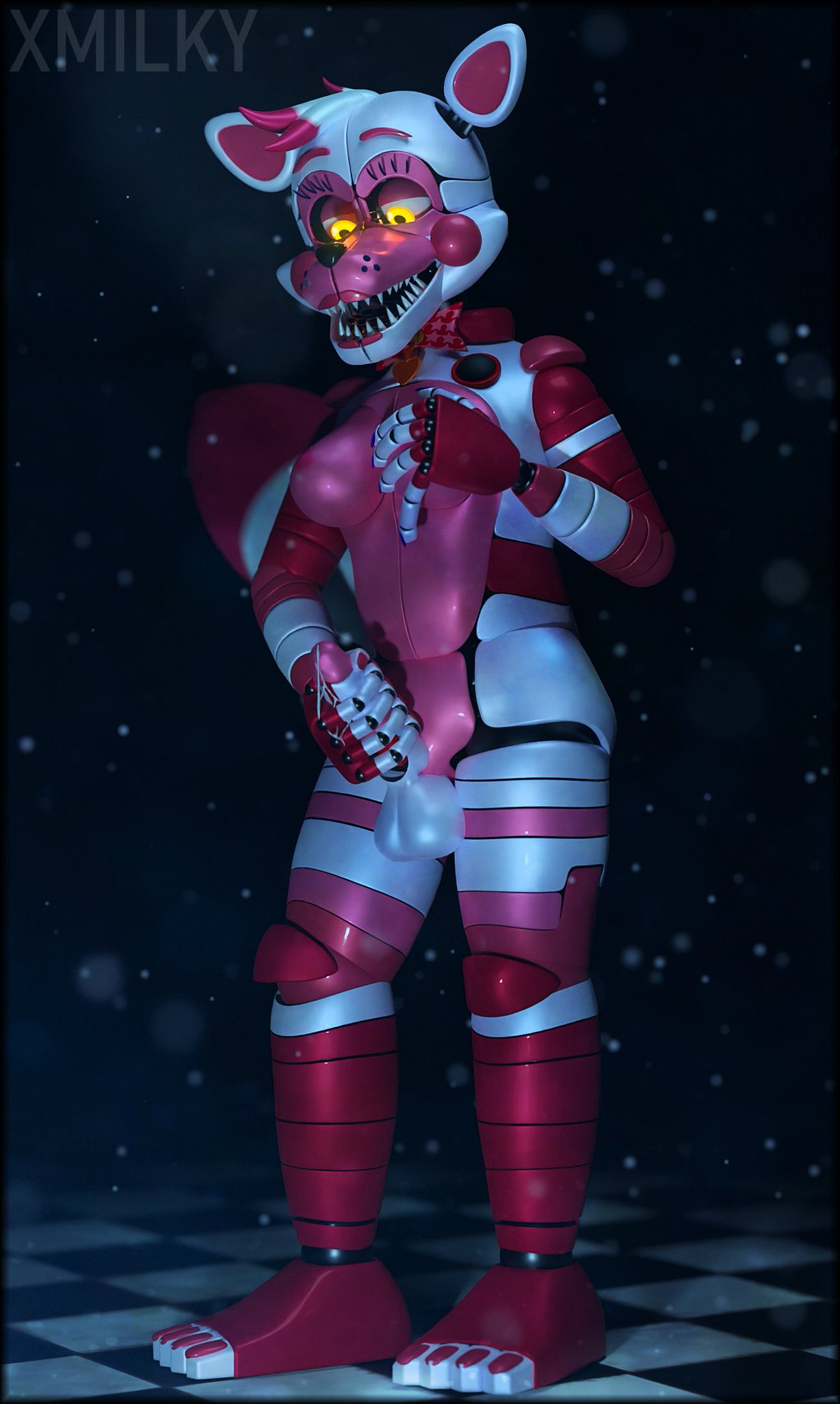🔞XMilky COMMS OPEN (25 SLOTS) على X: 🤤💕Futa Funtime Foxy Stroking🔞  You want my wet robot cock do you.😘 Model By: @SPACEBARON1 ----- Tags:  fnafnsfw nsfwfnaf blender FNAF rule34 fnafrule34 rule34fnaf NSFW 