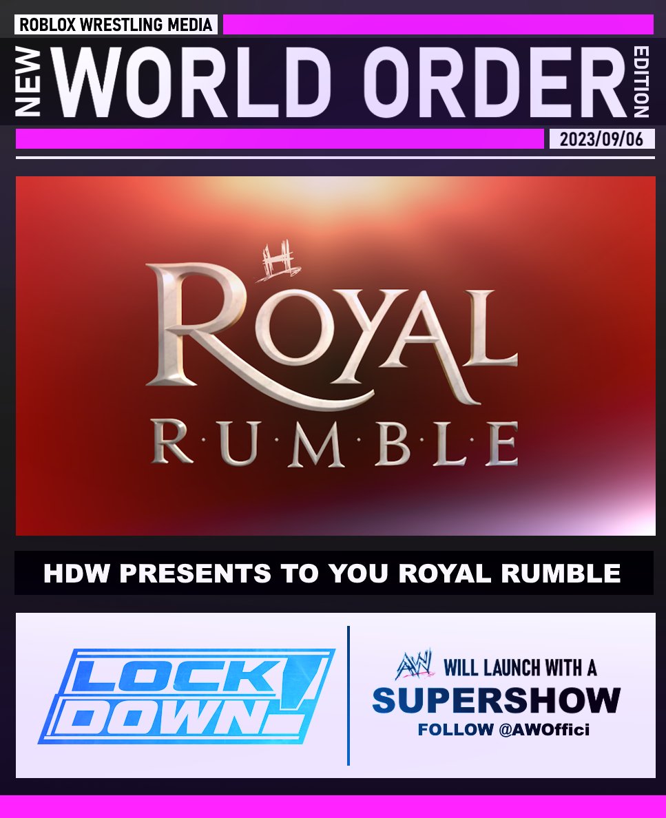 RWMRBLX's tweet photo. Date: 06 September 2023
We introduce to you the New World Order Edition! https://t.co/yratt3pcse