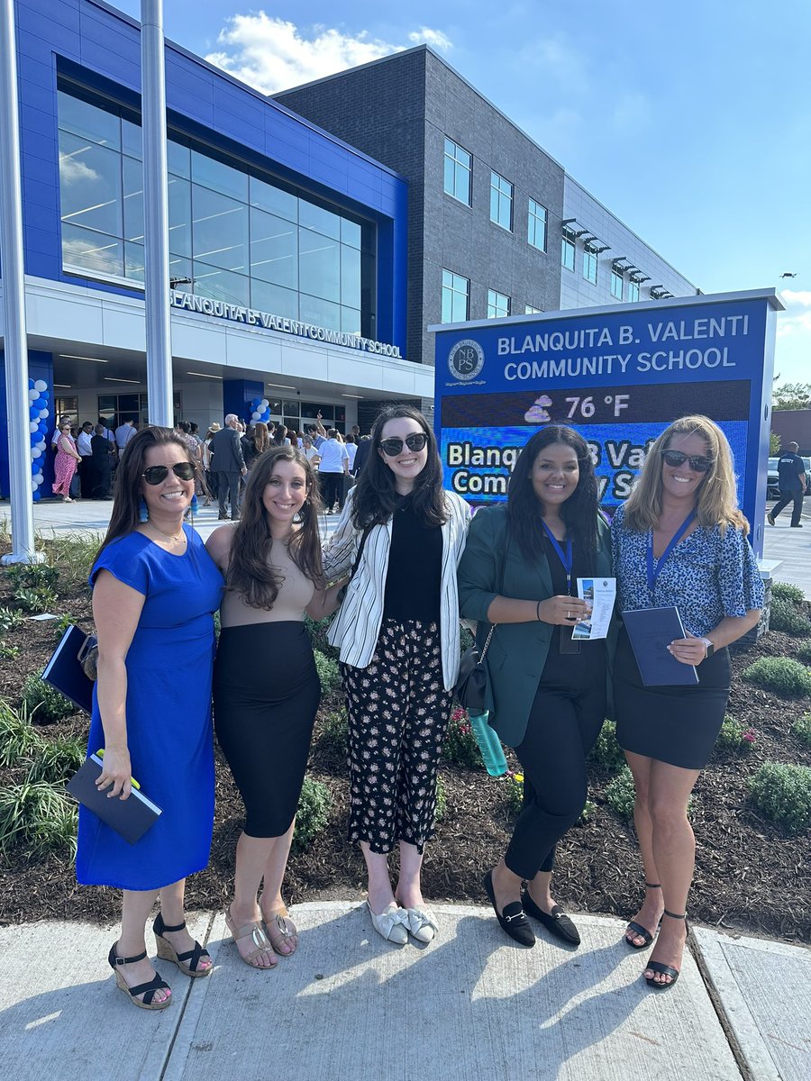 Today was a special day for <a href="/nbpschools/">New Brunswick Public Schools</a> The ribbon cutting ceremony for Blanquita B. Valenti Community School! Thank you to all who made this project possible!! Wishing the students and staff a wonderful year(and years to come) in this beautiful space! <a href="/nbps_bbv/">Blanquita B. Valenti Community School</a> #ALLIN4NB