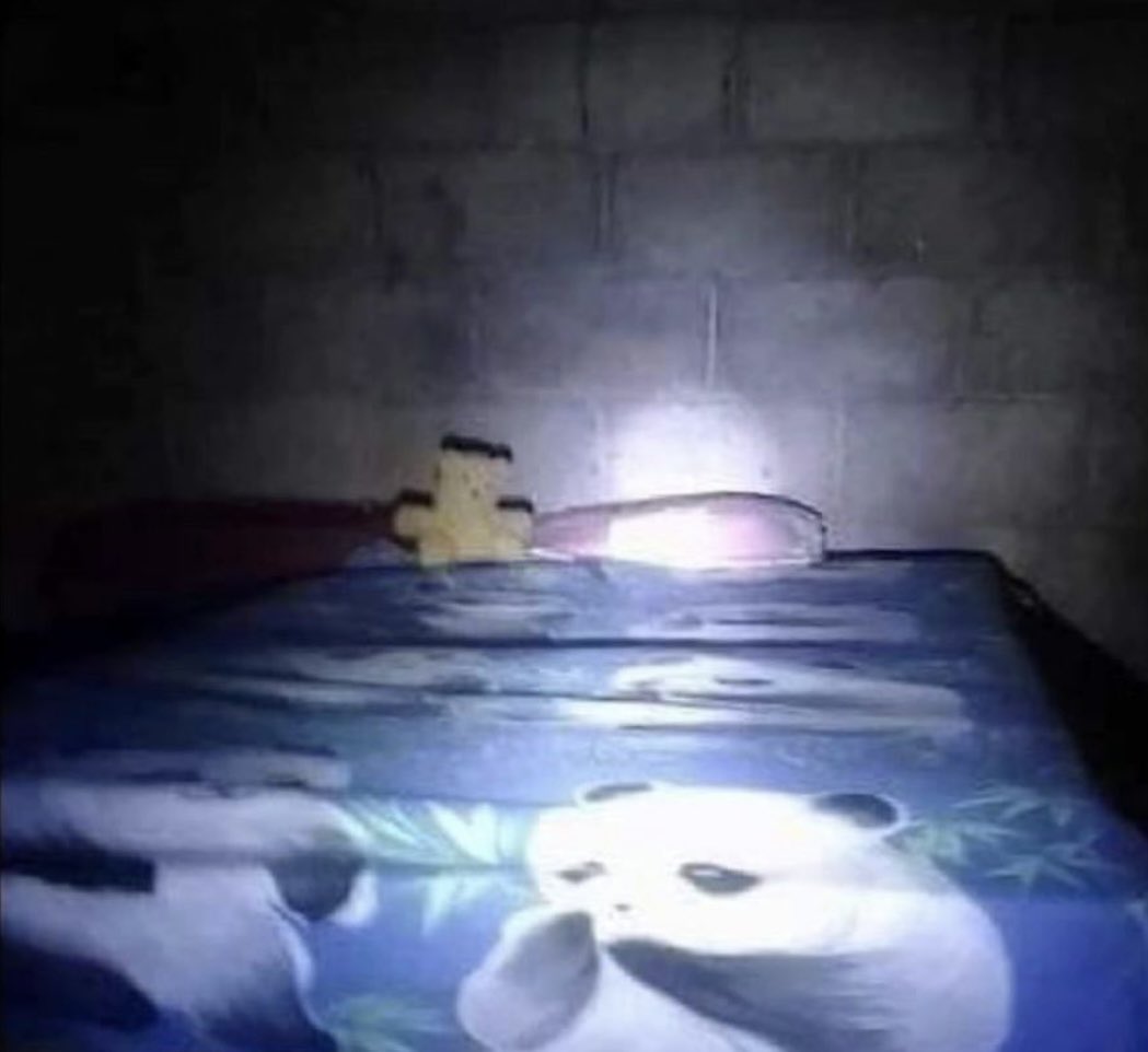 Hola jente se fue la luz en mi casa y parece que estoy en el FNAF 4 (soy de peru)