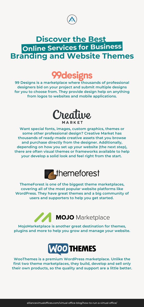 alliancevirtual's tweet image. 🚀 Elevate Your Branding Game with the Ultimate Online Services! 🎨💻

Discover the top online services for business branding and website themes that will help you stand out from the competition. 

bit.ly/3zqcN4x

 #99designs #creativemarket #themeforest  #woothemes