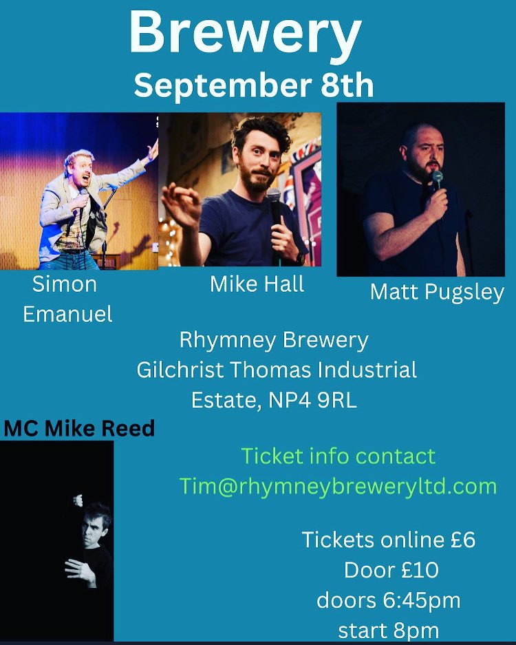 Mike_Reed_Welsh's tweet photo. @TorfaenLeisureT @blaenafon @RhymneyBrewery #torfaen #monmouth #comedy #standup #nightout @PontypoolComCou https://t.co/vdkpuCWtJE