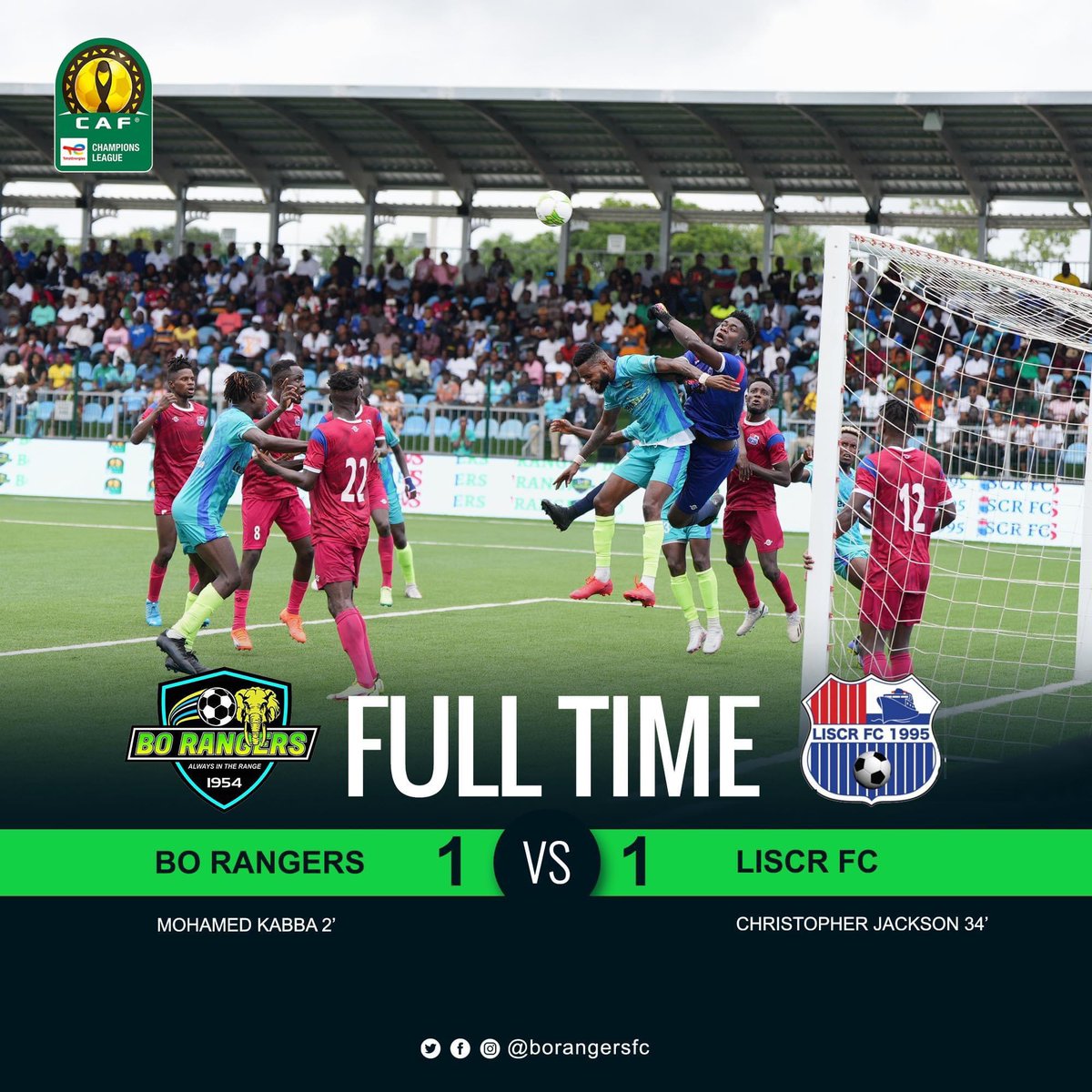 morrisjr88's tweet photo. @SLFA_sl Director of Competition,#SorieIbrahimSesay has confirmed that the @CAF_Online today granted another approval to #SouthernArenaStadium in #BoCity to host the 2023-24 #CAFCL first leg,2nd rounds preliminary tie between @BoRangersFC Vs #CRBelouizdad of Algeria on 17th Sept. https://t.co/Rccyecemss