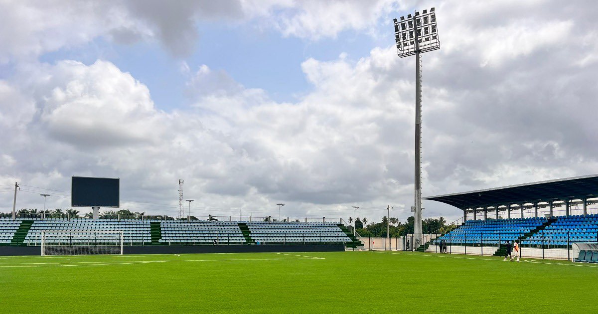 morrisjr88's tweet photo. @SLFA_sl Director of Competition,#SorieIbrahimSesay has confirmed that the @CAF_Online today granted another approval to #SouthernArenaStadium in #BoCity to host the 2023-24 #CAFCL first leg,2nd rounds preliminary tie between @BoRangersFC Vs #CRBelouizdad of Algeria on 17th Sept. https://t.co/Rccyecemss