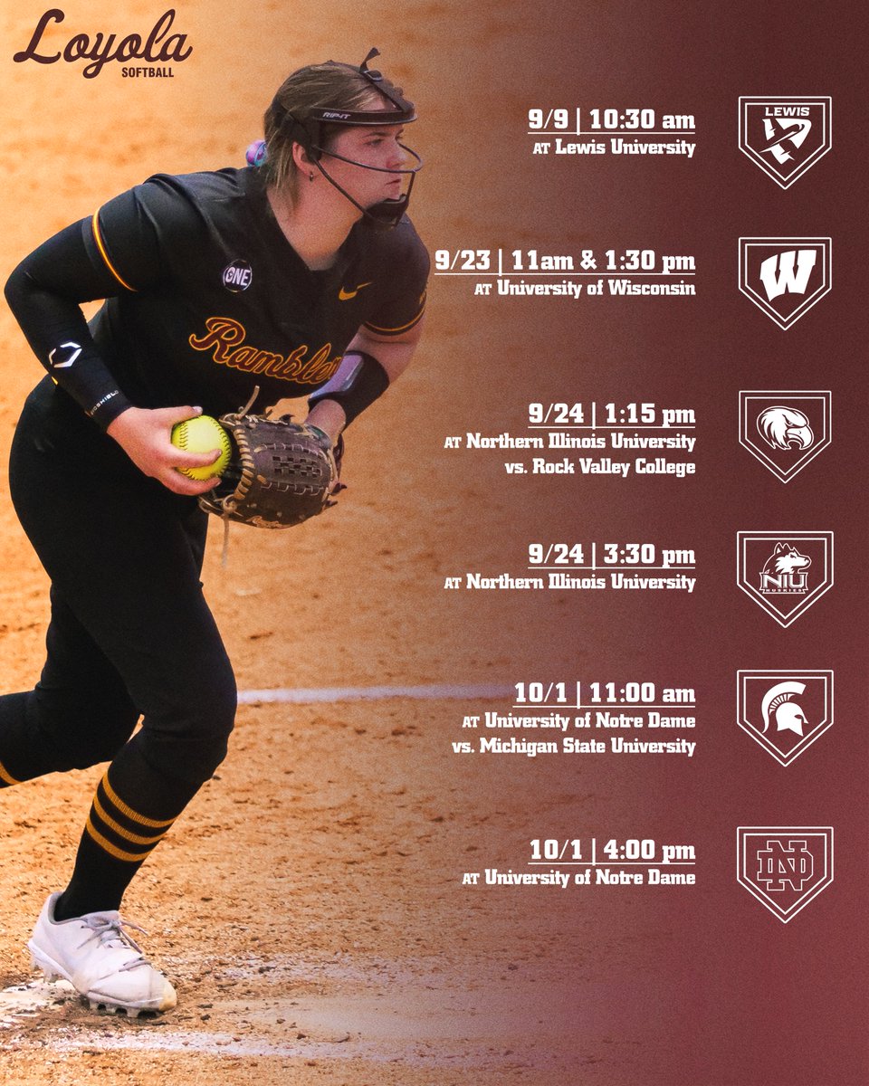🥎 𝗢𝘂𝗿 𝟮𝟬𝟮𝟯 𝗙𝗮𝗹𝗹 𝗦𝗰𝗵𝗲𝗱𝘂𝗹𝗲 🥎

Come on out and support the Ramblers!

Release 📰: bit.ly/3sKh0Bu

🐺🐺🐺