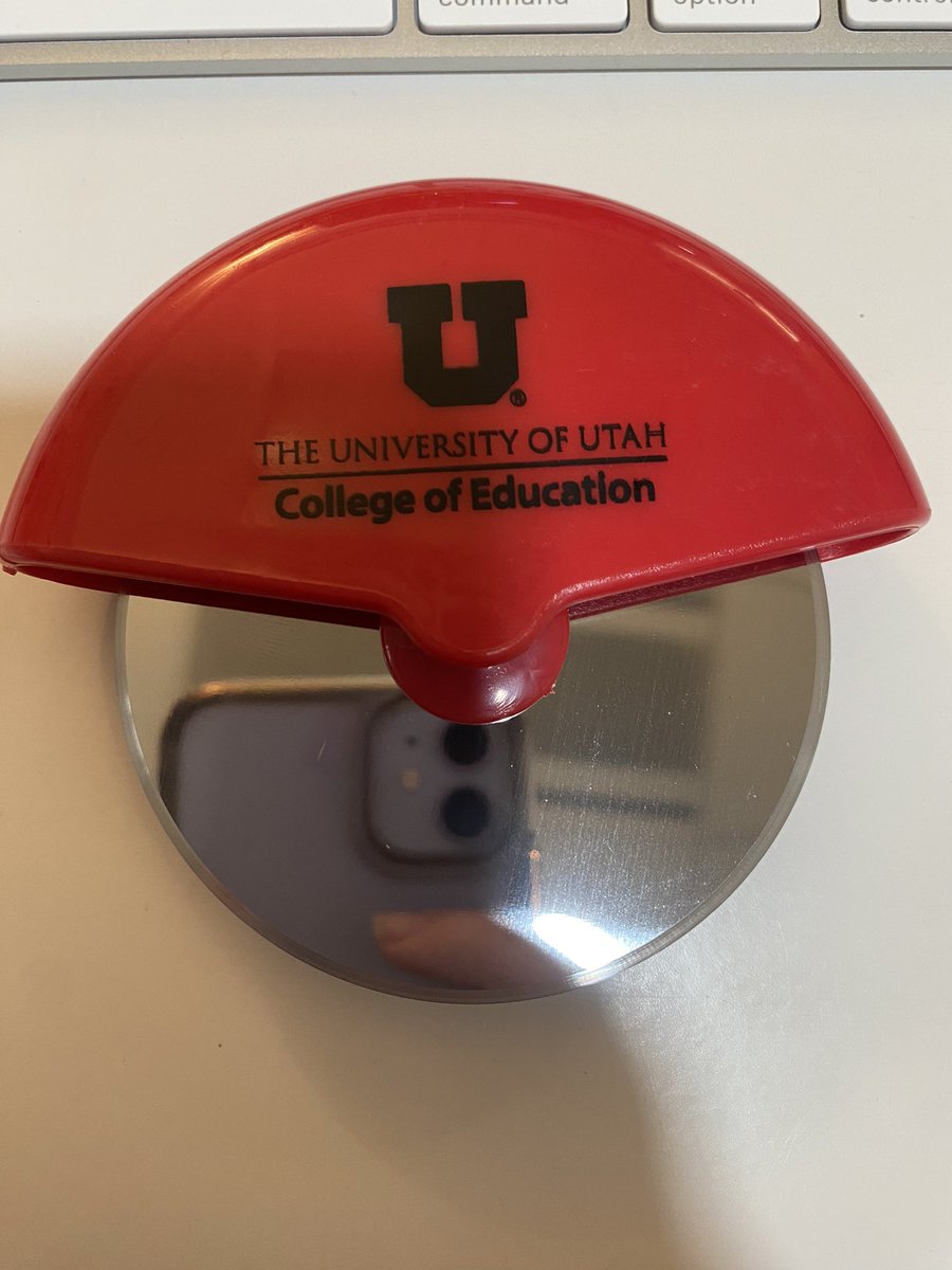 If you are looking for fun and practical swag ideas, I am now the owner of a University of Utah College of Education pizza cutter and reusable ziploc bag! (Maybe not the pizza cutter for conference swag).