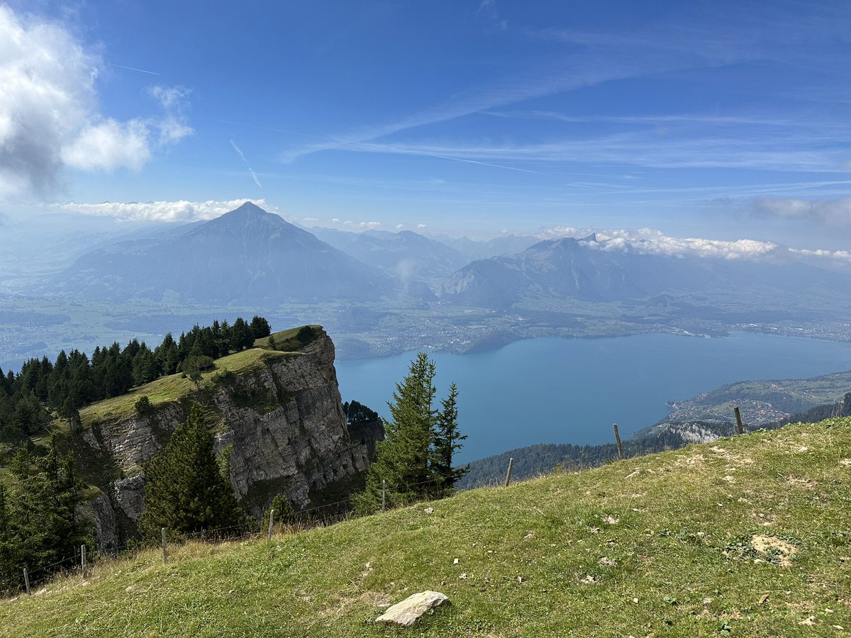 Simon_Azzam's tweet photo. View from the Niederhorn. #hiking #familytime https://t.co/stlPVfoVBW