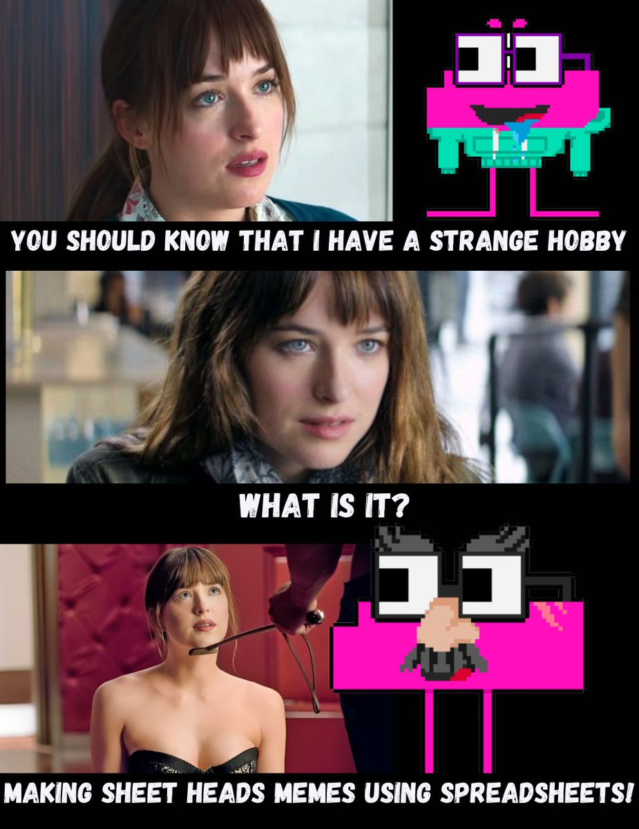 a strange hobby!! what's yours?
#SheetheadsMeme #MemeContest #NFTGiveaway #fiftyshadesofgrey