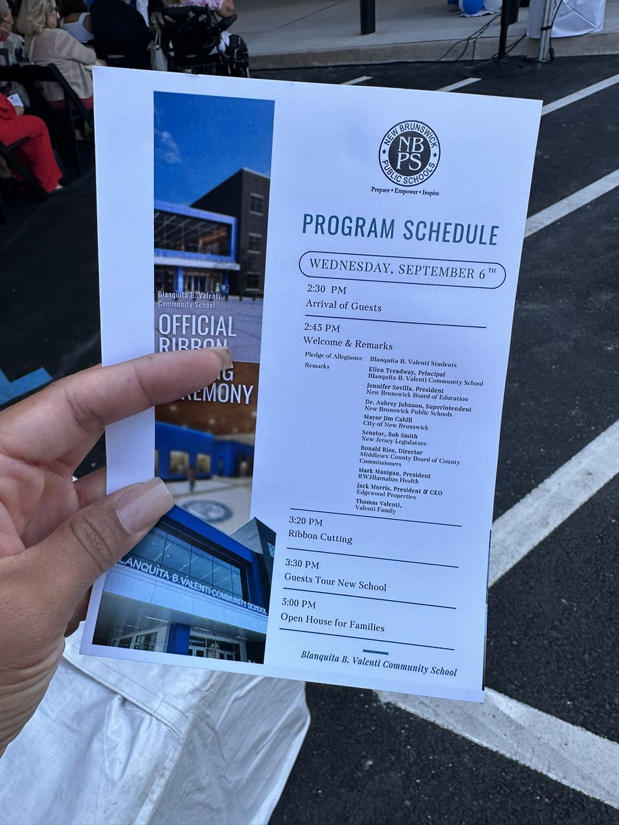 NBPS continues preparing, empowering, and inspiring, lifelong learners and leaders through projects like this one! PROUD moment for our community, staff, and all students at Blanquita B. Valenti School ribbon cutting ceremony today! <a href="/nbpschools/">New Brunswick Public Schools</a> <a href="/nbps_bbv/">Blanquita B. Valenti Community School</a>