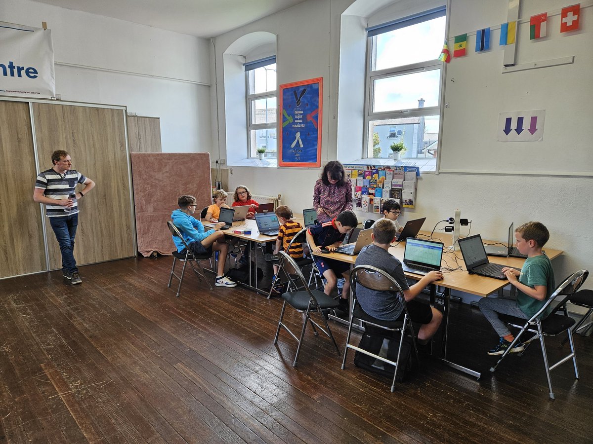 CoderdojoKells's tweet image. We're back!
CoderDojo Kells returned last Saturday with a theme of nature rover.
Emer introduced the group to the very cool Scratch add ons feature to make Scratch better for ninjas.
Patrick, Charlie, & Killian showed us their fantastic creations
#NinjasAreRockStars