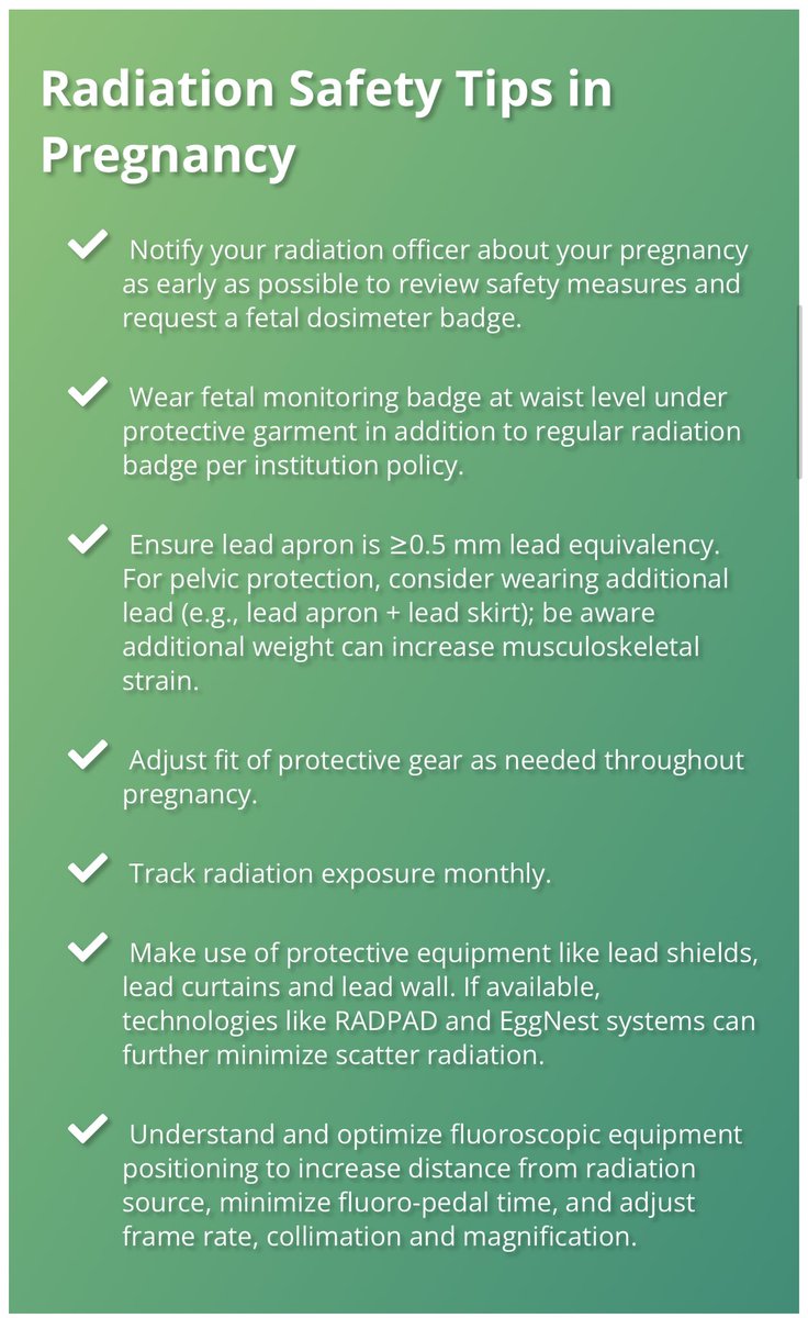 👩‍⚕️Navigating Radiation Safety During Pregnancy by Drs Diane Melo @Stanford_WIC and Priyanka Bhugra @HMHCardioFellow . A personal story and a practical Guide for FITs #ACCFIT #ACCWIC #CardiologyMag @WomenAs1 
➡️ acc.org/Latest-in-Card…