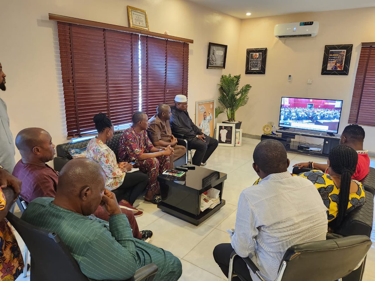 OlusesanDaini's tweet photo. I join millions of Nigerians to celebrate His Excellency, President Bola Ahmed Tinubu @officialABAT as the Presidential Election Tribunal upholds his victory as the president of the Federal Republic of Nigeria. 

1/5 https://t.co/tHEl5k0gqN