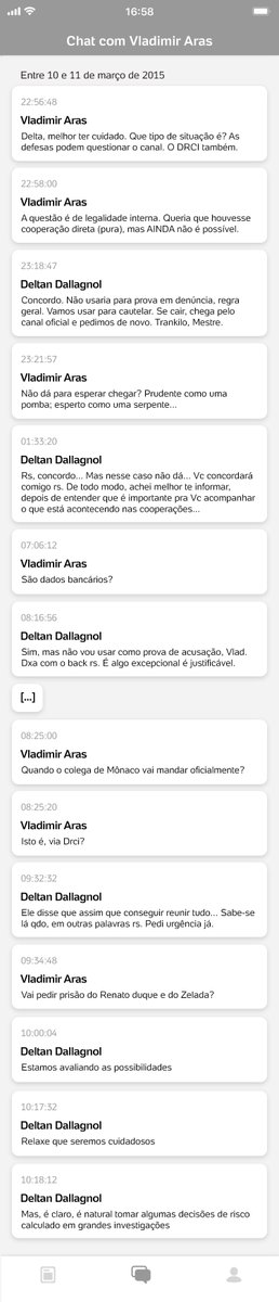 demori's tweet photo. Em conversas da Vaza Jato, o procurador Vladimir Aras alertou Deltan Dallagnol ainda em 2015, oito anos atrás, que as ilegalidades que o chefe da Lava Jato estava cometendo poderiam levar a anulação de processos – o que ajudaria os corruptos. Dito e feito. https://t.co/jFSloUm7V5