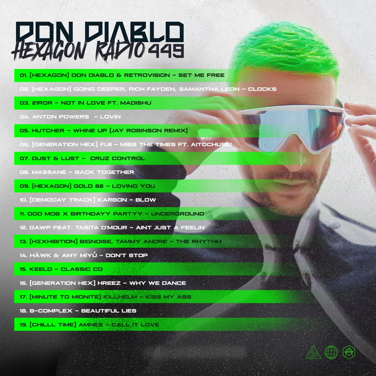 We’ve loaded up a FRESH selection of NEW MUSIC for you all on this weeks episode of DON &amp; HEX radio show!🔥
LISTEN HERE 👉🏻 radioshow.dondiablo.com