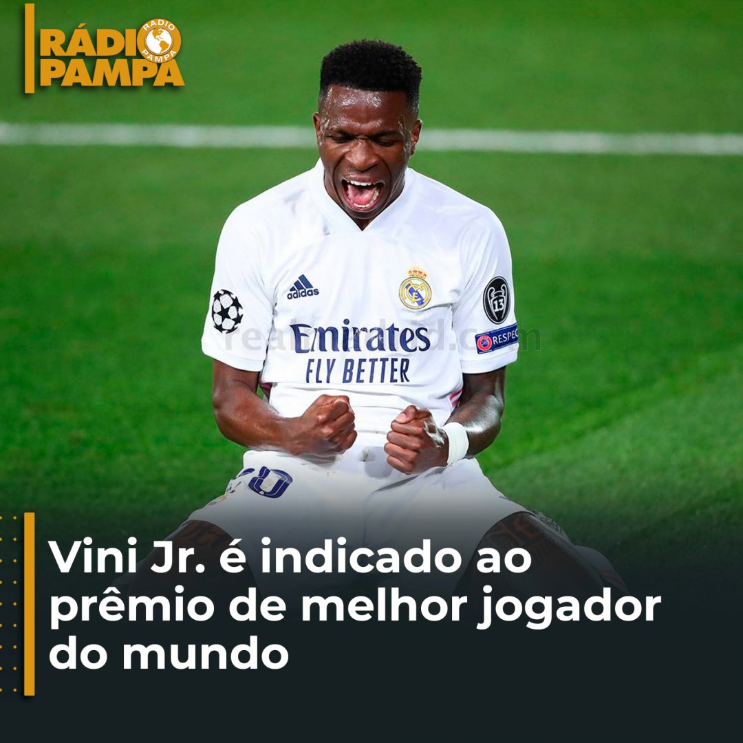 Vini Jr. é indicado ao prêmio de melhor jogador do mundo - Rádio Pampa