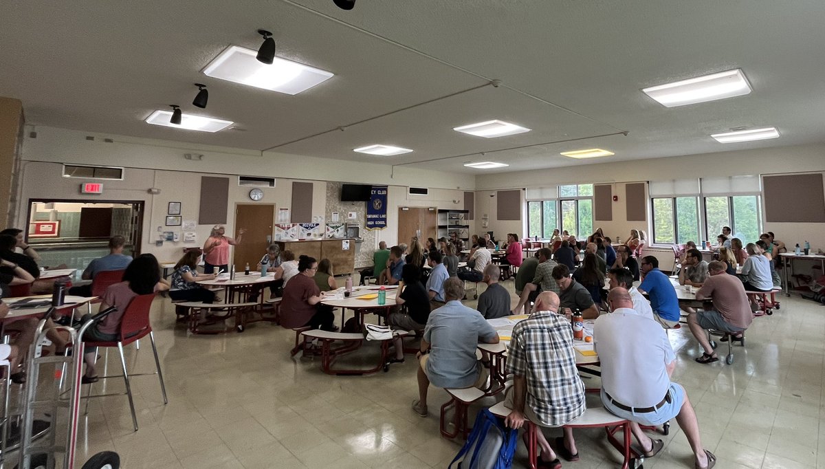 The SLHS Staff had two productive days and we are ready for students! #setthetone #onedayatatime #redstormpride #gobigred